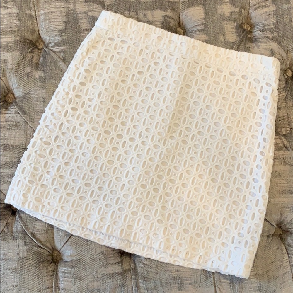 JCrew Eyelet Skirt